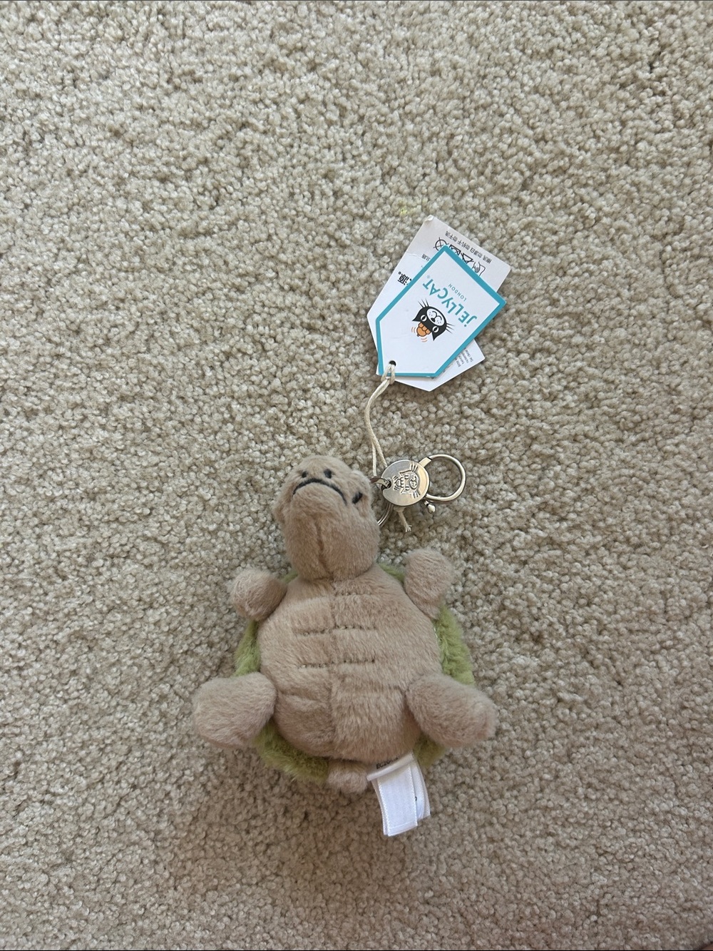 Jellycat Timmy Turtle Keychain Plush (Bag Charm)